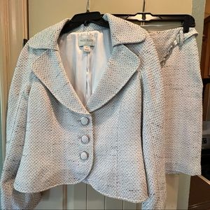 White House Black Market tweed suit size 8